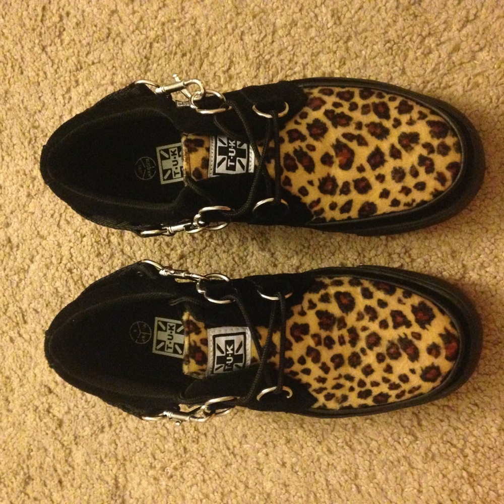 Cheetah creepers shoes